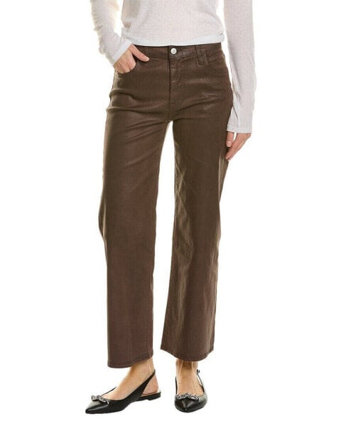 Hudson Jeans Rosalie Chocolate Truffle High-Rise Wide Leg Jean Women's Brown 24