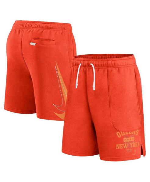 Шорты мужские Nike "Оранжевые Нью-Йорк Метс" Бейсболные.