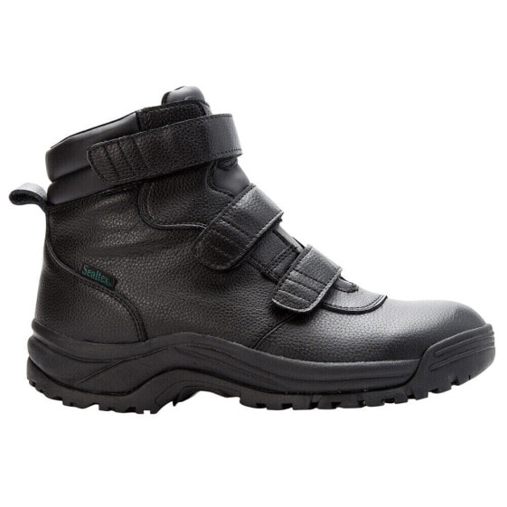 Propet Cliff Walker Tall Hiking Mens Black Casual Boots MBA033L-BLK