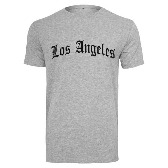 MISTER TEE Los Angeles Wording short sleeve T-shirt