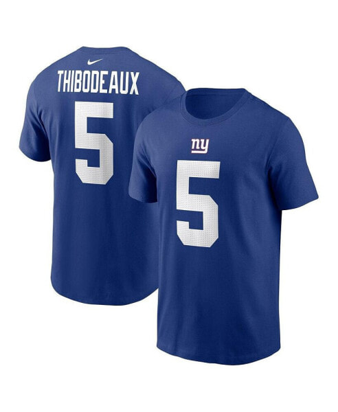 Men's Kayvon Thibodeaux Royal New York Giants Player Name and Number T-shirt