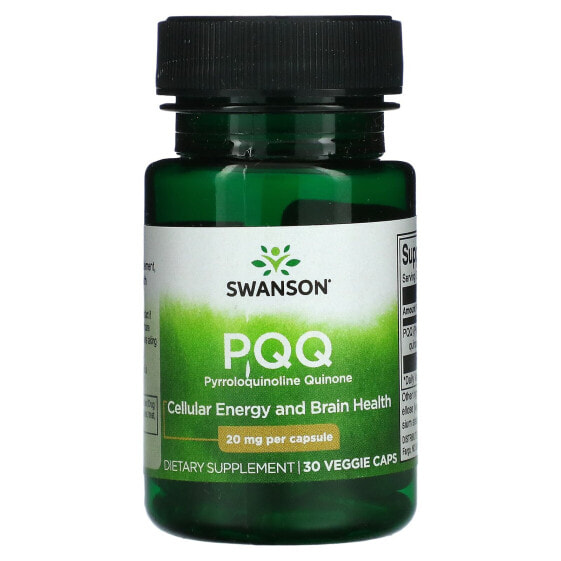 Антиоксиданты Swanson PQQ, 20 мг, 30 капсул