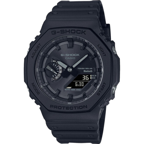 Часы наручные мужские Casio G-Shock NEW OAK - BLUETOOTH + TOUGH SOLAR Ø 44,5 мм