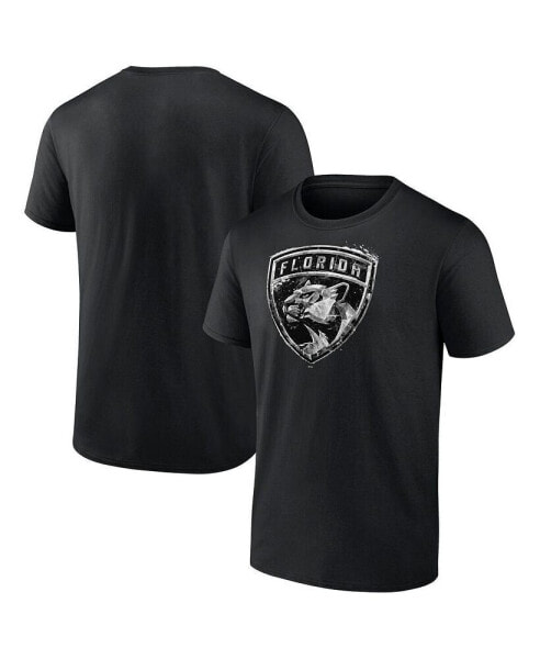 Men's Black Florida Panthers Iced Out T-Shirt