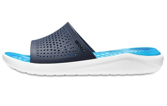 Синие шлепанцы для мужчин Crocs LiteRide 205183-462