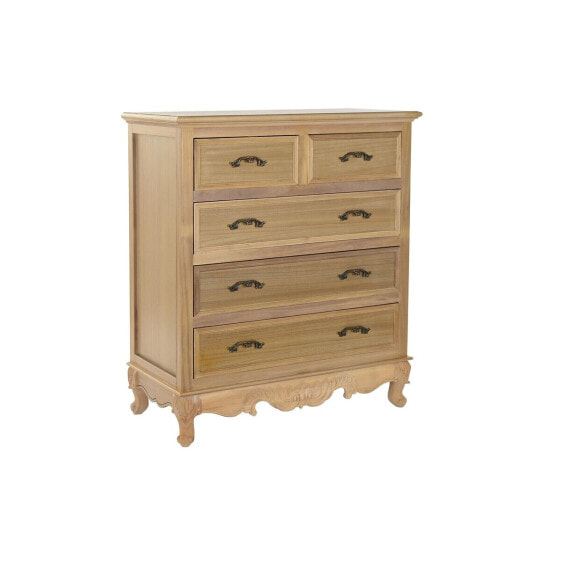 Chest of drawers DKD Home Decor 78,5 x 38 x 90 cm Fir Natural Romantic MDF Wood