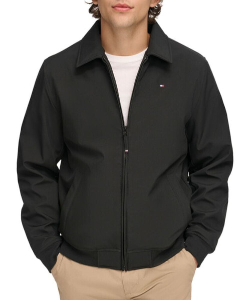 Men's Classic Soft-Shell Bomber Jacket