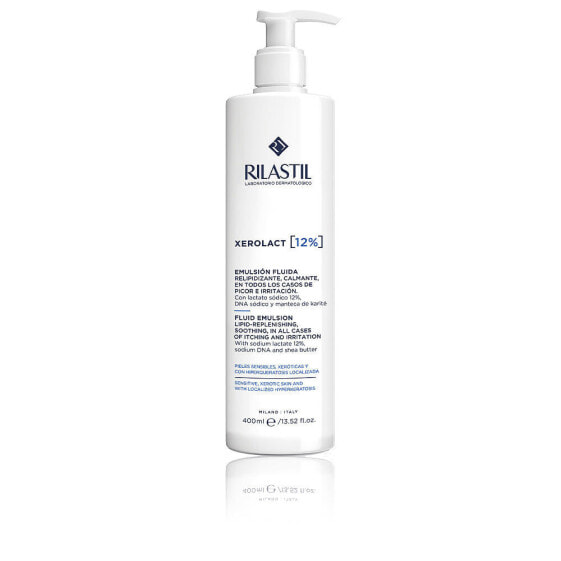 Rilastil Xerolact 12% Fluid Emulsion Успокаивающая эмульсия с лактатом натрия для зудящей и чувствительной кожи 400 мл