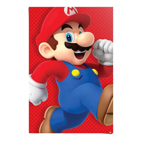 Poster Super Mario Red