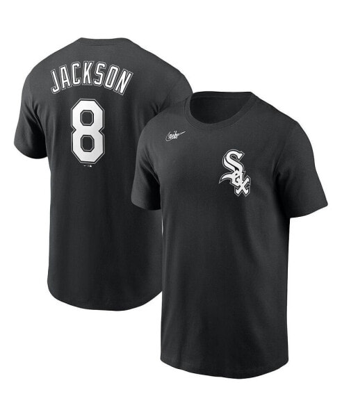 Men's Bo Jackson Black Chicago White SOX Cooperstown Collection Name & Number T-shirt