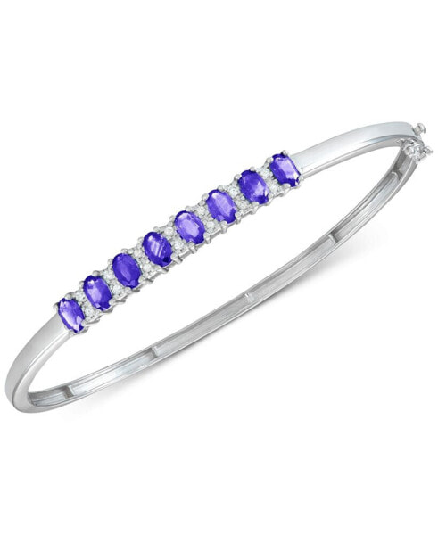 Браслет Macy's Tanzanite & Diamond Bangle