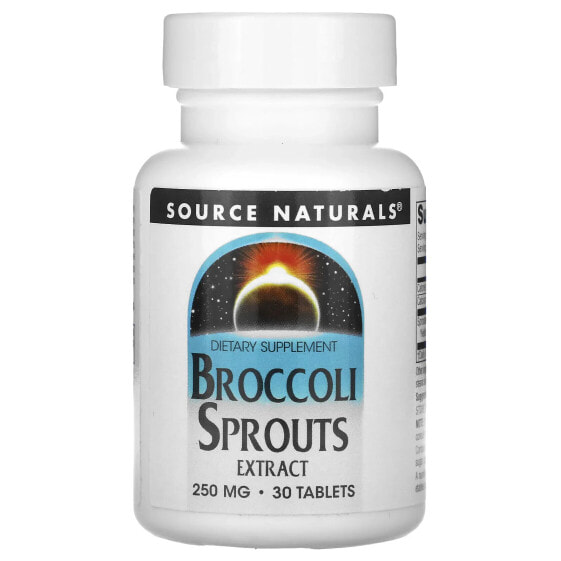 Source Naturals, экстракт ростков брокколи, 125 мг, 30 таблеток