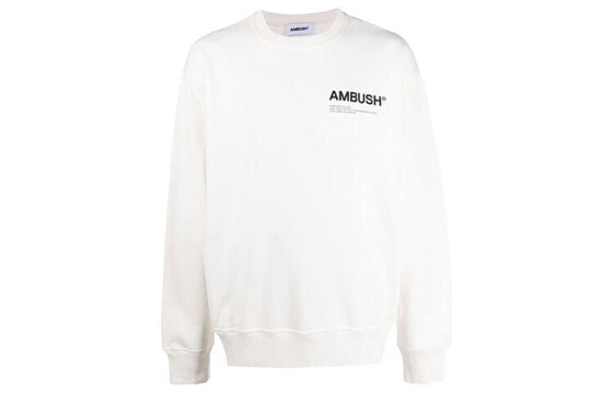 Толстовка мужская AMBUSH FW21 Логотип Худи Белый