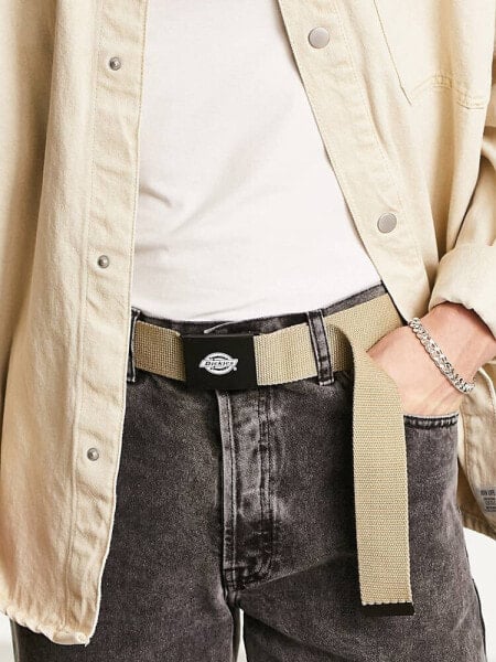 Dickies orcutt clip belt in khaki