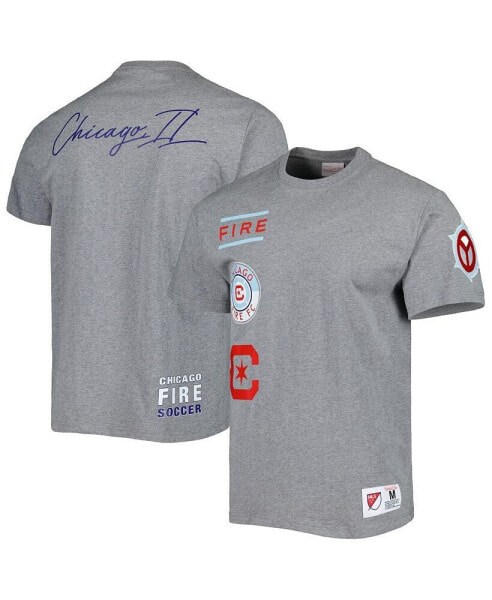 Men's Gray Chicago Fire City T-shirt