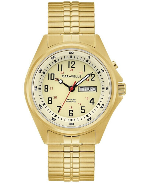 Часы Caravelle Traditional Gold-Tone Watch
