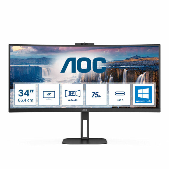 Монитор AOC CU34V5CW/BK 34" LED VA AMD FreeSync