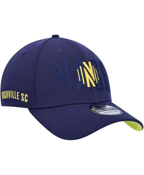 Men's Navy Nashville SC Kick Off 39THIRTY Flex Hat