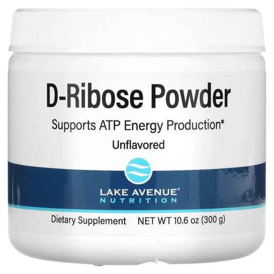 D-Ribose Powder, Unflavored, 10.6 oz (300 g)