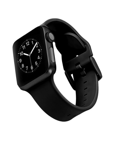 Часы WITHit Smooth Silicone Keeperless Black Apple WatchUltra