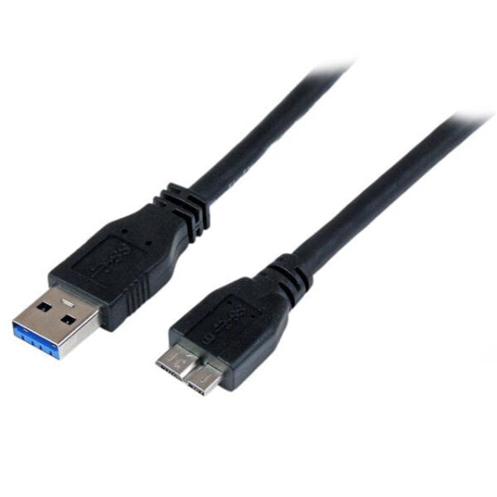 Аксессуар USB-кабель микро B Startech.comCertified SuperSpeed USB 3.0 A to Micro B Cable - M/M - 1 м - USB A - Micro-USB B - USB 3.2 Gen 1 (3.1 Gen 1) - 5000 Mbit/s - Черный