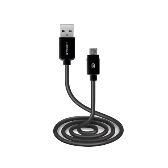 Универсальный кабель USB-MicroUSB SBS Чёрный 1 m