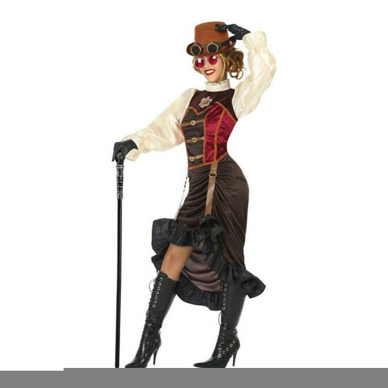 Costume for Adults DISFRAZ STEAMPUNK M-L Brown Steampunk (1 Piece)