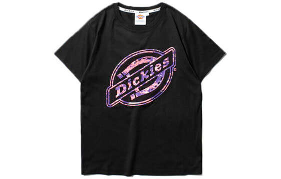 Dickies Logo手绘印花短袖T恤 女款 黑色 / Футболка Dickies LogoT DK007547CC21