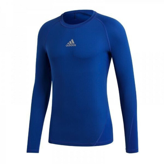 Adidas Koszulka Sportowa ASK LS Tee Niebieska r. 128 (CW7323)