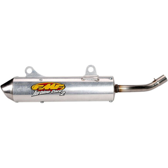 FMF TurbineCore 2 Slip On W/Spark Arrestor Stainless Steel CR125R 00-01 Muffler