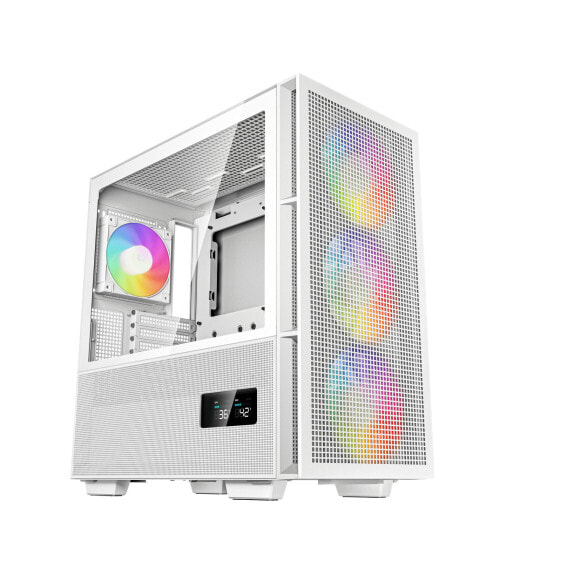 Deepcool CH560 DIGITAL WH - Midi Tower - PC - White - ATX - EATX - micro ATX - Mini-ITX - ABS - Steel - Tempered glass - Multi