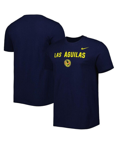 Men's Navy Club America Lockup Core T-shirt