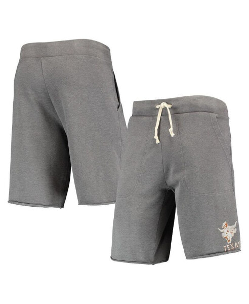 Men's Heathered Gray Texas Longhorns Victory Lounge Shorts