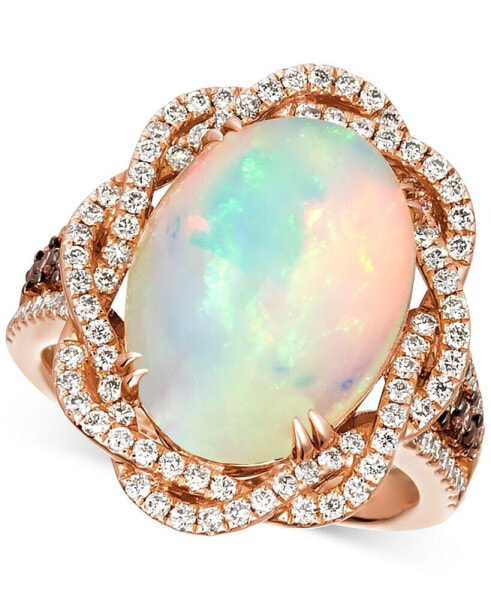 Кольцо Le Vian neopolitan Opal & Diamond.