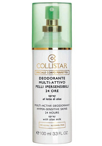 Collistar Multi-Active Hyper-Sensitive Skins Дезодорант-спрей для чувствительной кожи, 24-часовой защитой 100 мл
