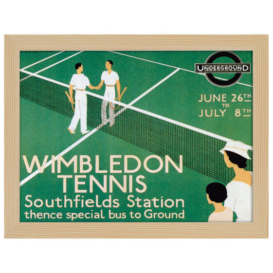 Bilderrahmen Poster 1933 Wimbledon