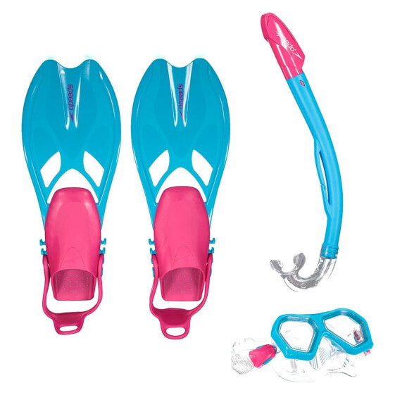 SPEEDO Leisure Dual Lenses Mask++Tube+Fins