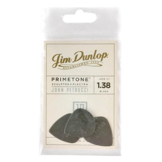 Dunlop 518P JP BK Primetone 1,38 mm Jazz III - Signature 3-Pack