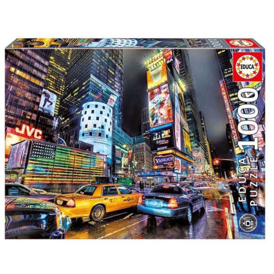 EDUCA BORRAS 1000 Pieces Times Square Nueva York Wooden Puzzle