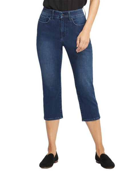 Nydj Waist Match Slim Straight Crop Prospect Jean Women's Xxs