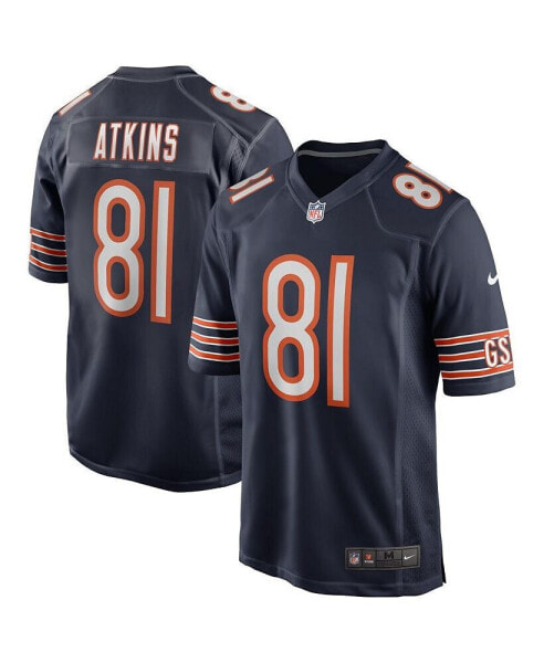 Мужская майка Nike Doug Atkins Chicago Bears Navy (игровая, с номером)