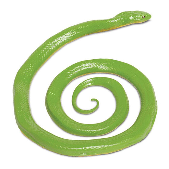 Фигурка зеленой змеи Safari Ltd. Rough Green Snake (Неядовитая)