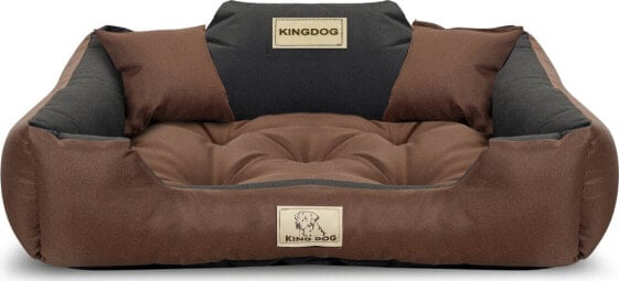 KingDog Legowisko dla psa 100x75 Brązowe KingDog