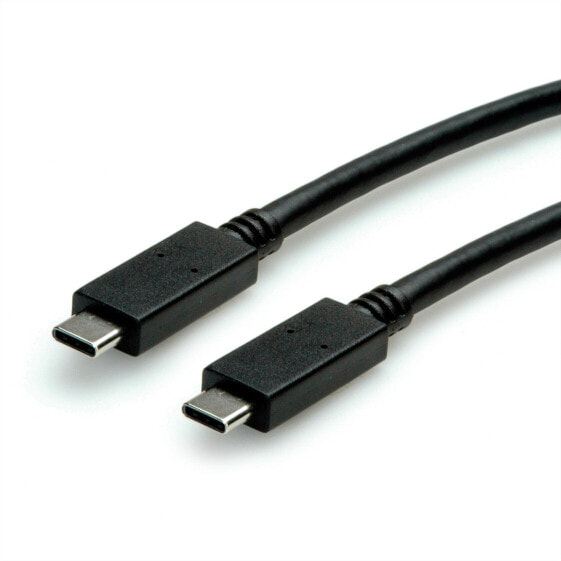 Кабель USB C-C 0.5 м ROTRONIC-SECOMP 11.44.9052 - USB 3.2 Gen 2 (3.1 Gen 2) - 10000 Mbit/s - черный