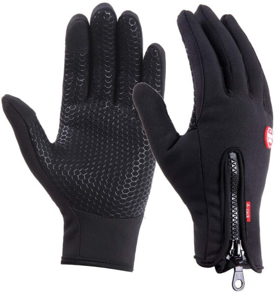 Onetraum Waterproof Touchscreen Gloves Winter Cycling Gloves Running Gloves Sports Gloves with Touchscreen Function