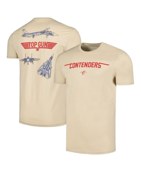 Men's Cream Top vintage-like Jets T-Shirt