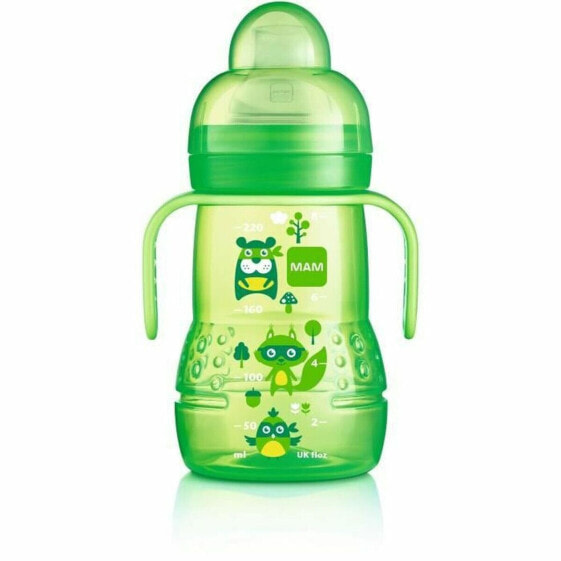 Детская бутылочка MAM Transition Зеленый 220 ml