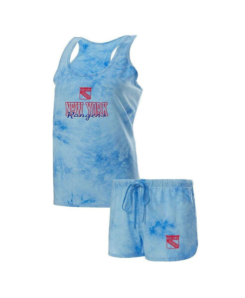 Пижама Concepts Sport женская синяя New York Rangers Billboard анд шорты Sleep Set