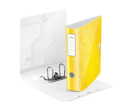 Esselte Leitz Lever Arch File Active PP WOW A4/80mm - A4 - Polyfoam - Yellow - Portrait - 500 sheets - 80 g/m²