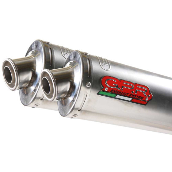 GPR EXHAUST SYSTEMS Tondo/Round Inox Mid Line System Monster S2R 04-07 Homologated Muffler